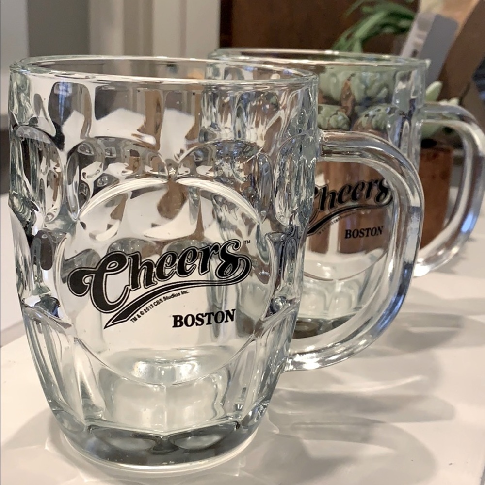 Set of Cheers Beer Mugs